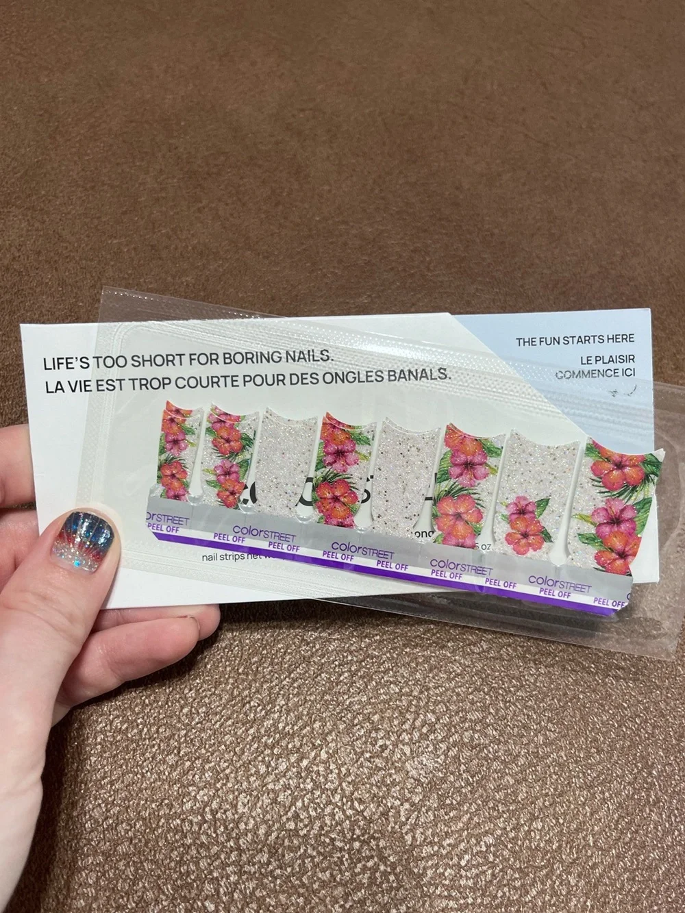 BOGO COLOR STREET | Paradise Petal Tips Nail Strips